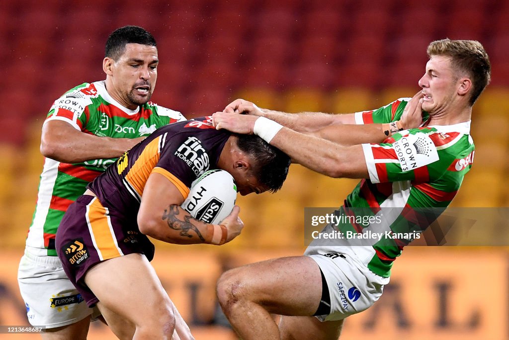 NRL Rd 2 - Broncos v Rabbitohs