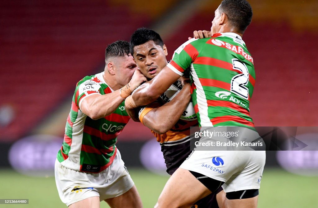 NRL Rd 2 - Broncos v Rabbitohs