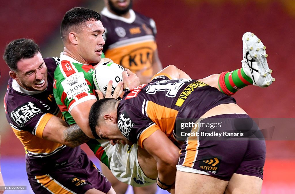 NRL Rd 2 - Broncos v Rabbitohs