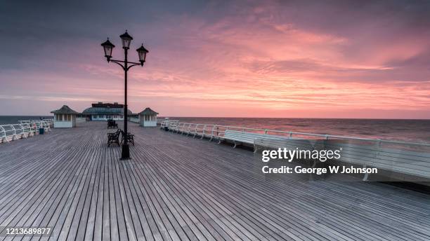 cromer pier i - cromer pier stock pictures, royalty-free photos & images