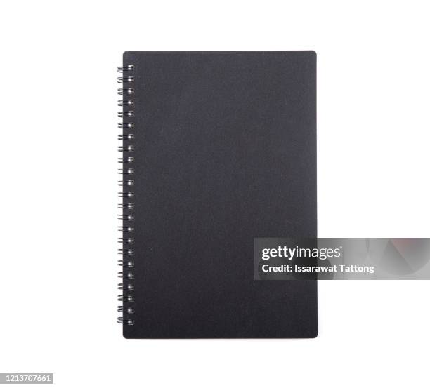 blank notebook isolated on white background - folder mockup stock pictures, royalty-free photos & images