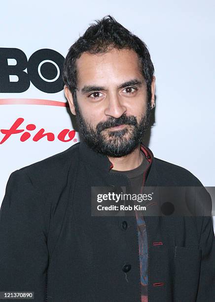 Karsh Kale attends the "Ashes" premiere during the 12th annual New York International Latino film festival at AMC Empire 25 theater on August 18,...