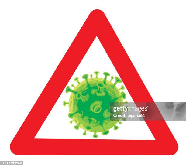 Virus Control Sign Virus Warning Signs