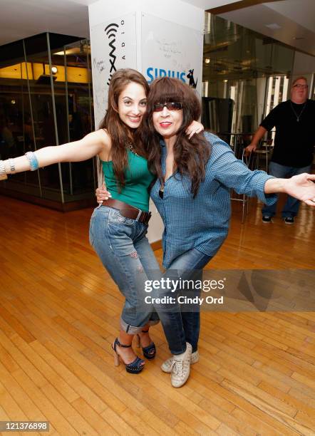 Musician Ronnie Spector, the inspiration for Billy Joel’s “Say Goodbye to Hollywood,” and Joel’s musician daughter Alexa Ray Joel perform an...