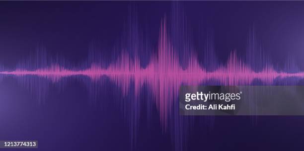 sound wave classic background - audio equipment stock illustrations