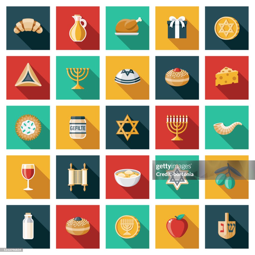 Hanukkah Icon Set