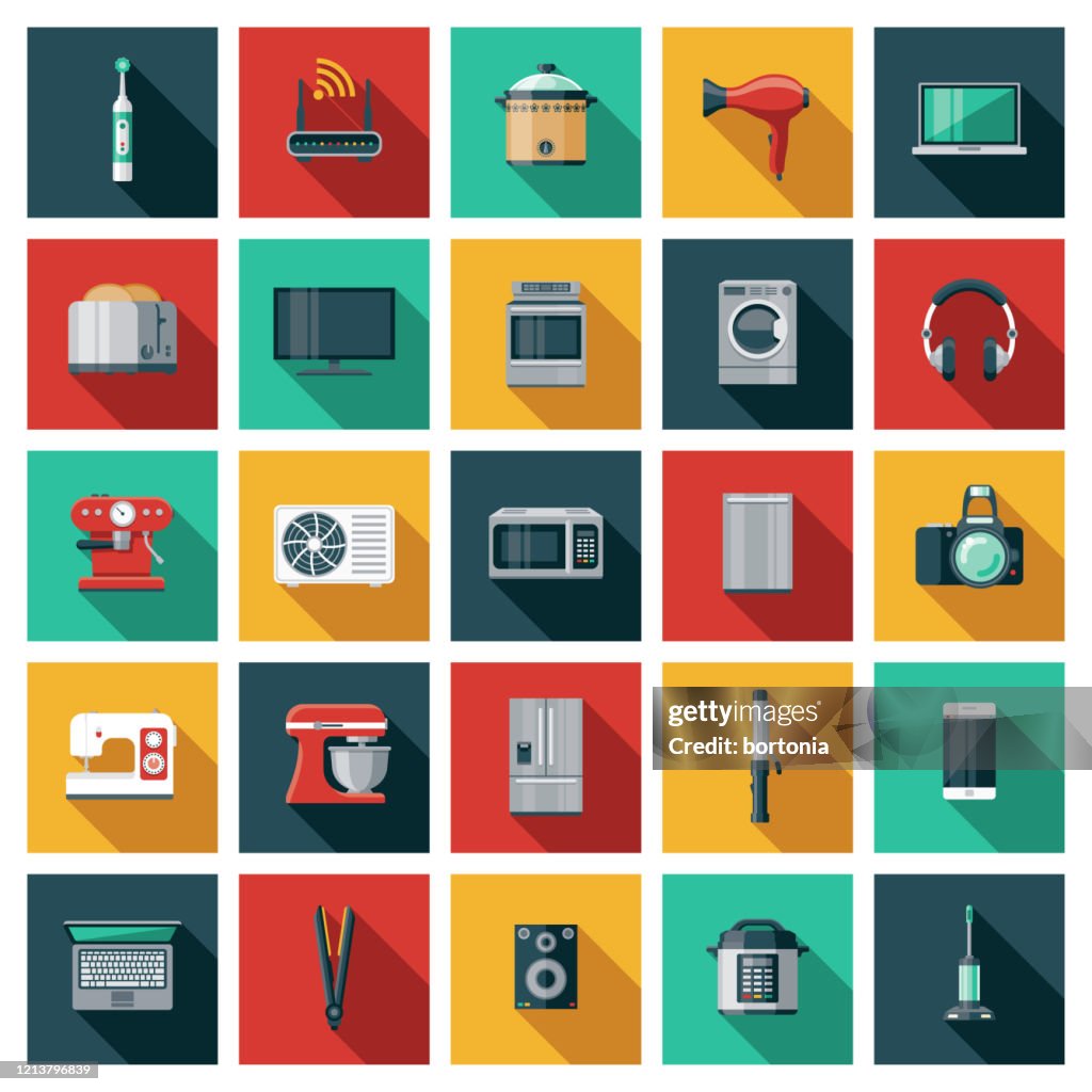 Home Appliances Icon Set