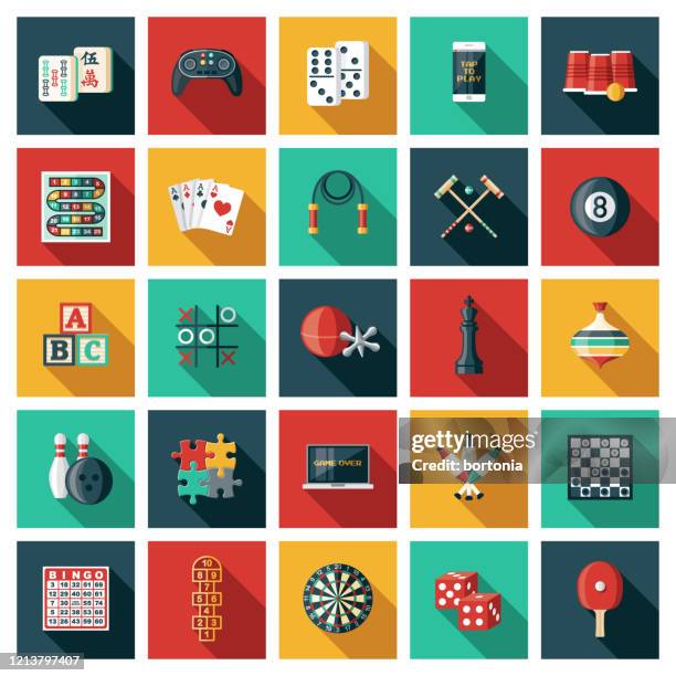 game icon set - queen-chess-piece-clip-art stock illustrations