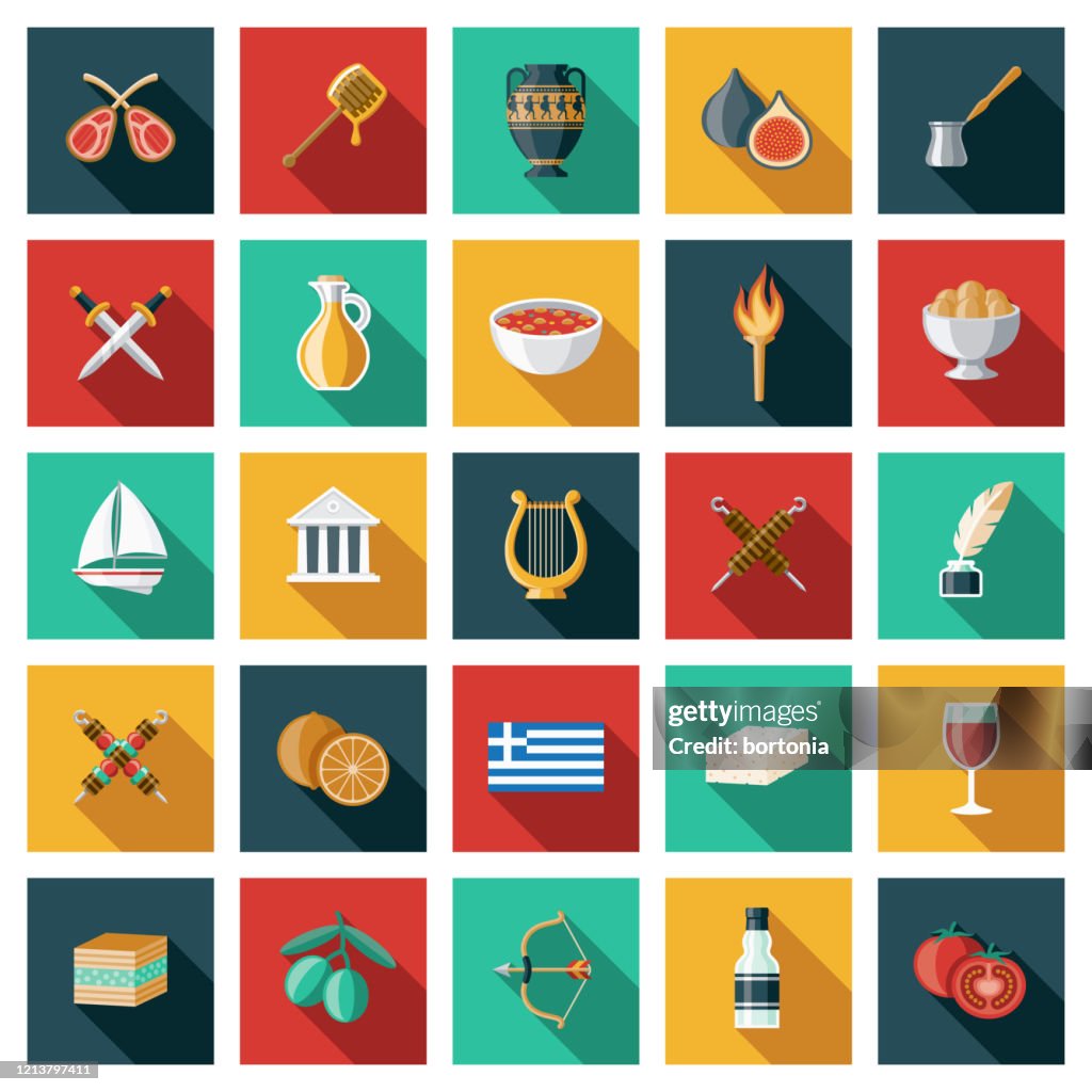 Greece Icon Set