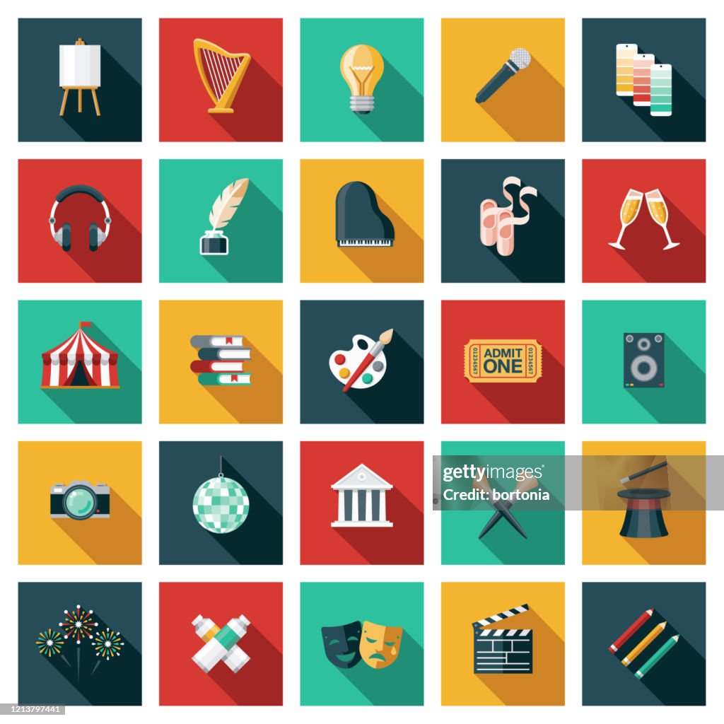 Arts and Culture Icon Set