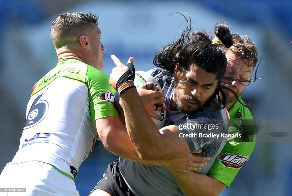 NRL Rd 2 - Warriors v Raiders