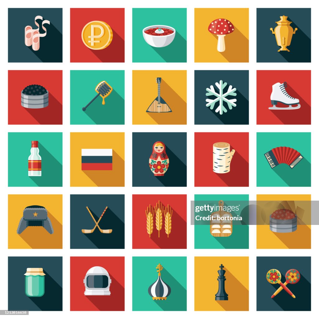 Russia Icon Set