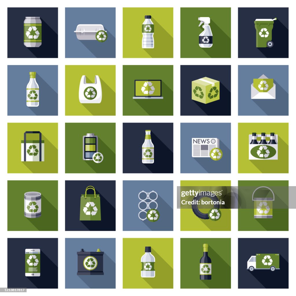 Recycling Icon Set