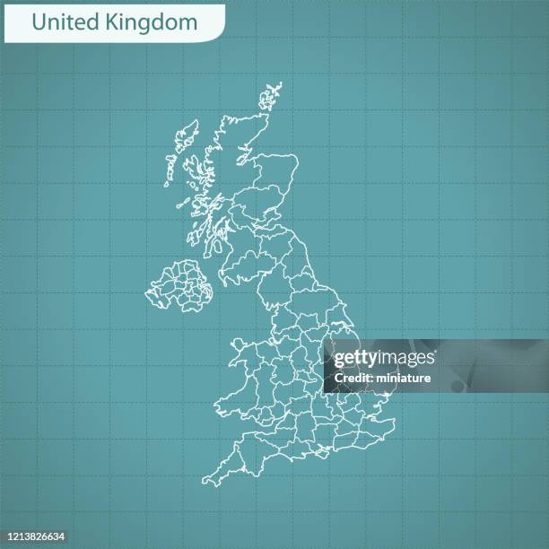 England Treemap Political Map Of England Photos and Premium High Res Pictures - Getty ...