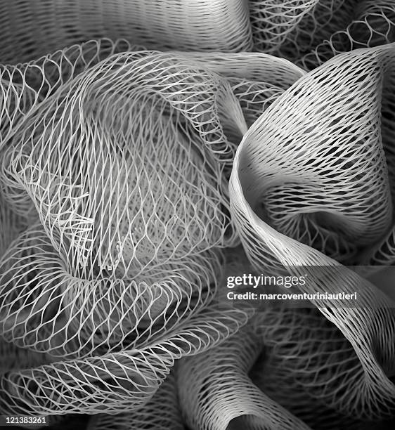 synthetic fibres - close-up, textured background - fibre stockfoto's en -beelden