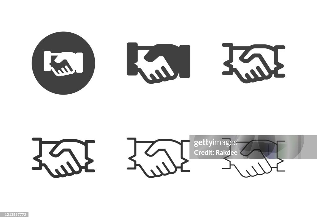 Handshake Icons - Multi Series