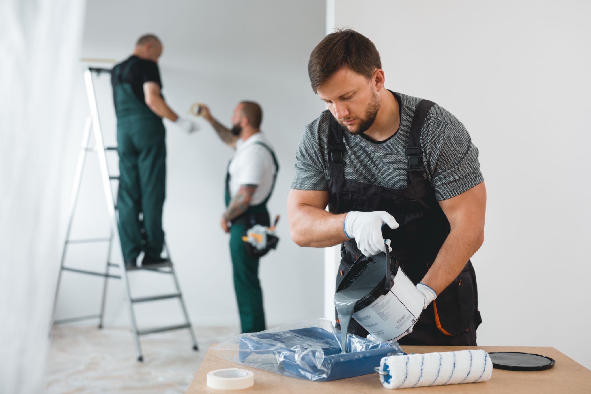 painting team