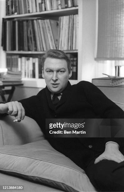 Mike Nichols American film and theater director, producer, actor, and comedian, at home in New York, November 1, 1964.