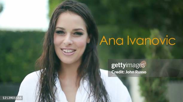 Tennis player Ana Ivanovic is photographed for Amazon on March 3, 2013 in Los Angeles, California.