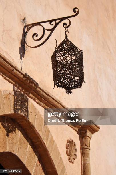 rabat kasbah of the udayas lantern - fes morocco stock pictures, royalty-free photos & images
