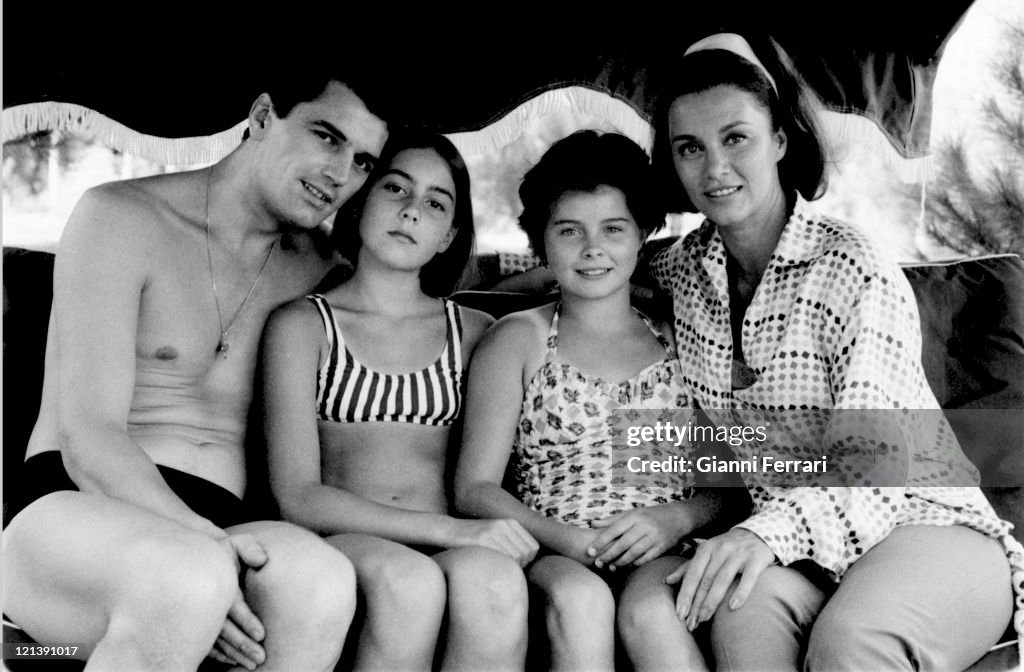 Linda Christian and Edmund Purdom and Romina Power