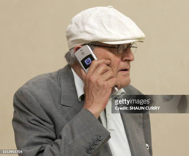 British artist David Hockney attends a photocall at the Tate Britain gallery in central London, 11 June 2007, at the unveiling of the BP Exhibition:...