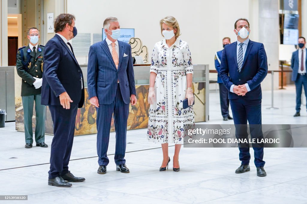 ROYAL COUPLE VISIT MUSEUM OF FINE ARTS