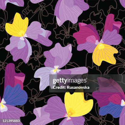 Viola Pattern (Black) Viola Pattern (Black)