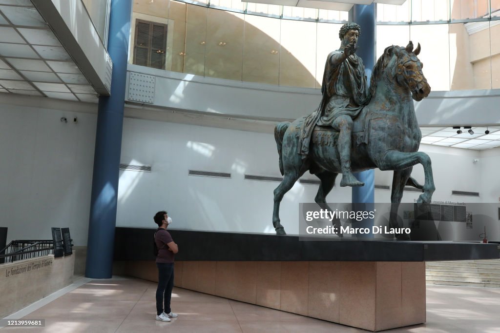 Capitoline Museums Reopen In Rome As Italy Relaxes Coronavirus Lockdown