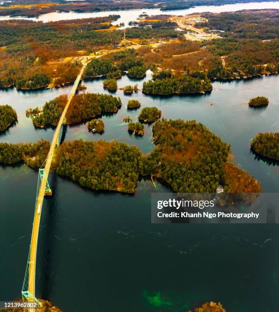 thousand islands, ontario, canada - river st lawrence stock pictures, royalty-free photos & images