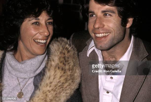 Actor John Travolta and sister actress Ellen Travolta on December 9, 1979 dine at the Tavern on the Green in New York City.