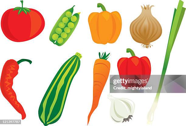 illustrations, cliparts, dessins animés et icônes de légumes - courgette fond blanc
