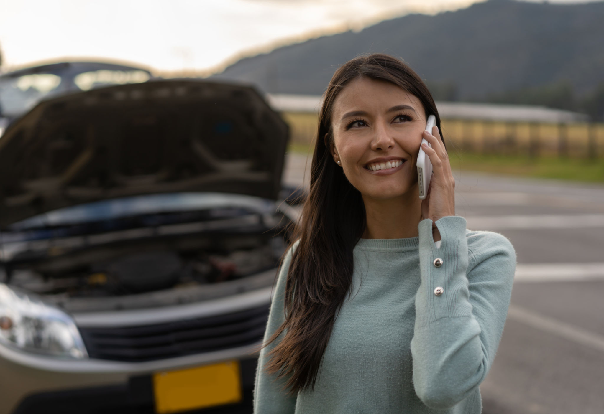 calling roadside assistance