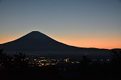 Mount Fuji in evening