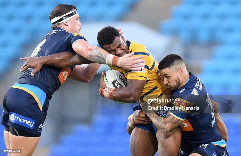 NRL Rd 2 - Titans v Eels