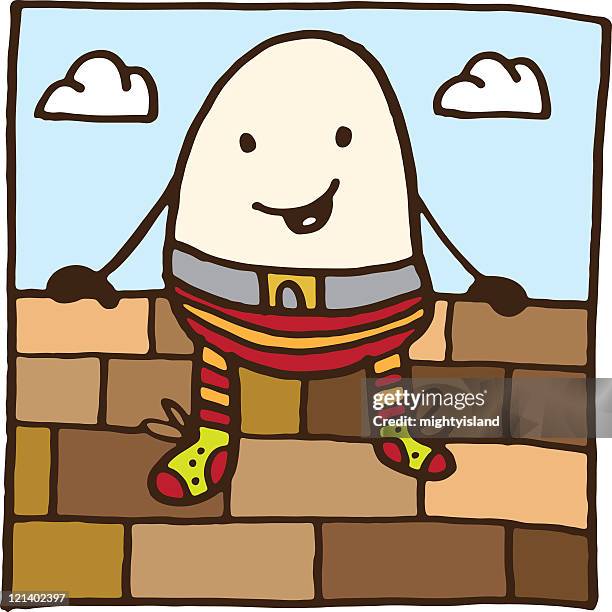 humpty dumpty - humpty dumpty stock illustrations