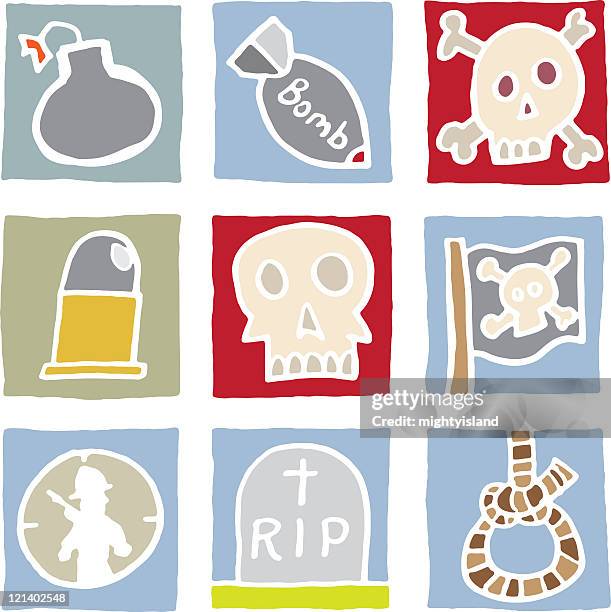 war icons - sniper stock illustrations