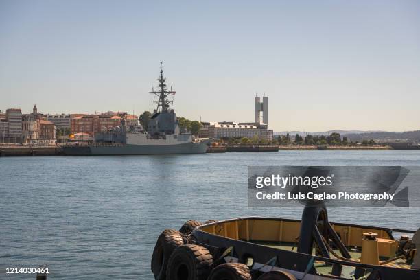 spanish frigate f-101 - spanish military - fotografias e filmes do acervo