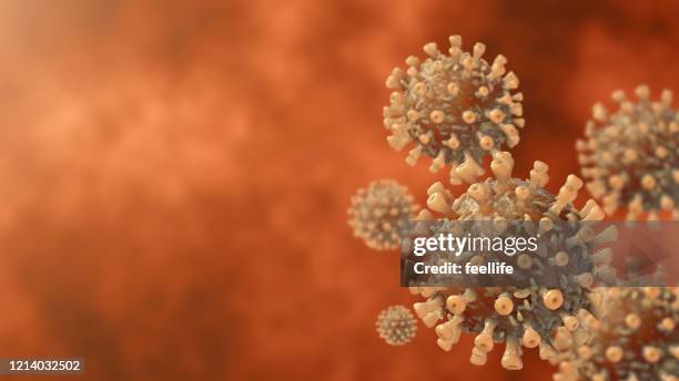 3d coronavirus - covid 19 background stock pictures, royalty-free photos & images