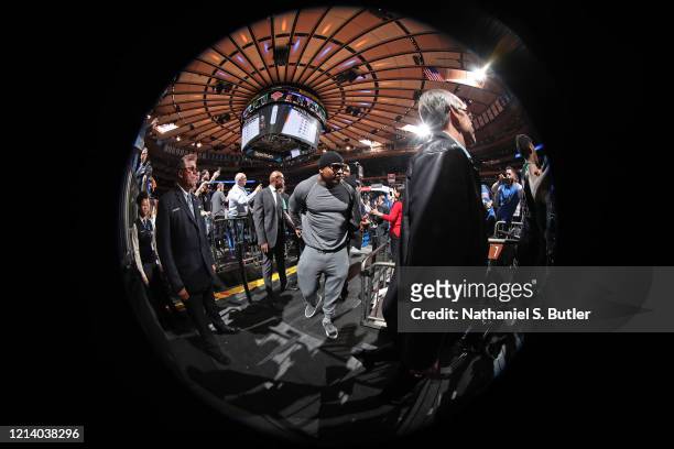 Cool J attends a game between the Boston Celtics and the New York Knicks on October 26, 2019 at Madison Square Garden in New York City, New York....