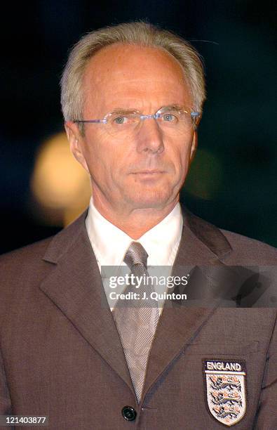 Sven Goran Eriksson during Wembley Stadium Celebrates Topping of the New Arches at Wembley Stadium in London, Great Britain.