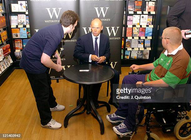 Clive Woodward during Sir Clive Woodward Signs Copies of His Autobiography "Winning" at Waterstones in London, Great Britain.