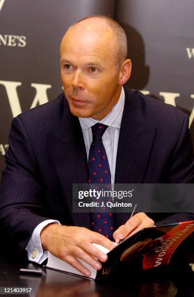 Clive Woodward during Sir Clive Woodward Signs Copies of His Autobiography "Winning" at Waterstones in London, Great Britain.