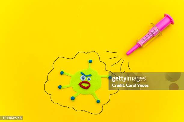covid-19 virus and vaccine concept - quarantäne stock-fotos und bilder