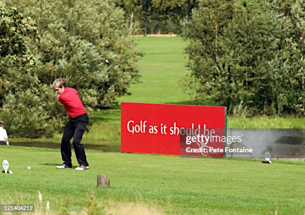 Adam Young competes during the final round of the International Pairs World Final held at the Marriott Saint Pierre Hotel and Country Club. August...