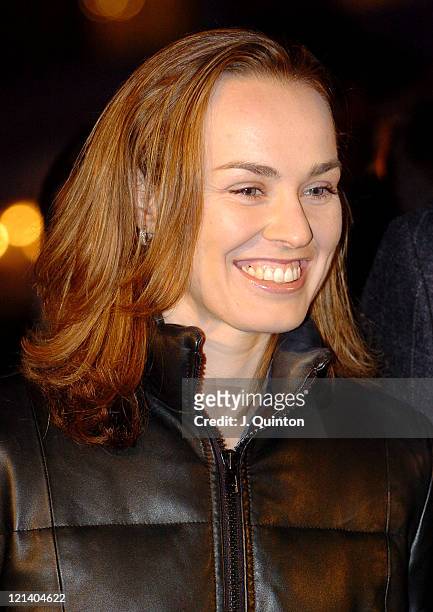 Martina Hingis during UN Year of Sport in Europe - Photocall and Party at Somerset House Ice Rink in London, Great Britain.
