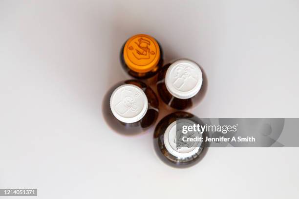 medicine bottles - child proof imagens e fotografias de stock