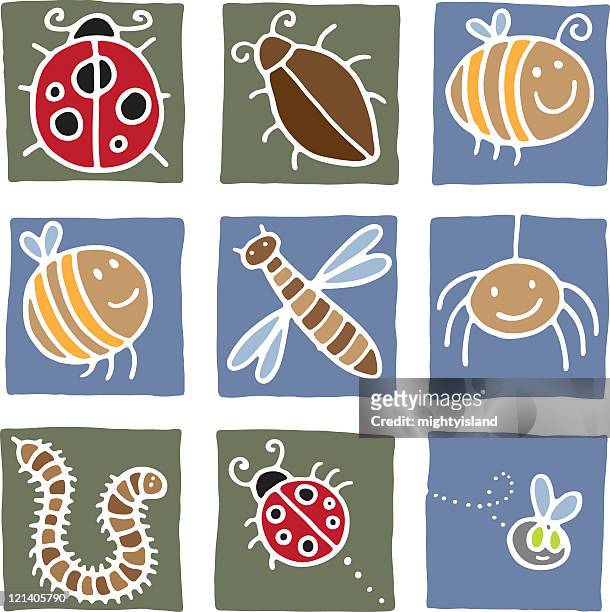insect prints - centipede 幅插畫檔、美工圖案、卡通及圖標