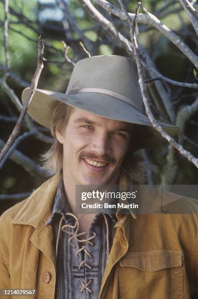 American actor John Clark Gable, February 1984.