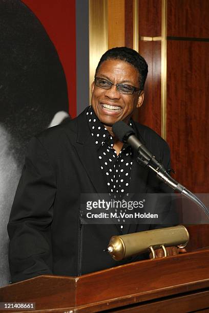 Herbie Hancock during The Thelonious Monk Institute of Jazz Special VIP Reception in Advance of "Herbie's World" to Benefit Monk Institute Jazz...